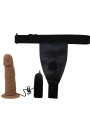 ARNÉS VIBRADOR CON DILDO DE SILICONA AJUSTABLE DE LA MARCA PRETTY LOVE