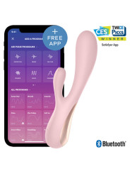 SATISFYER MONO FLEX ROSA VIBRADOR APP CONTROL DE LA MARCA SATISFYER CONNECT