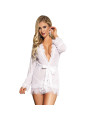 BABYDOLL BLANCO MANGA LARGA FLECOS S/M SUBBLIME DE LA MARCA SUBBLIME BABYDOLLS