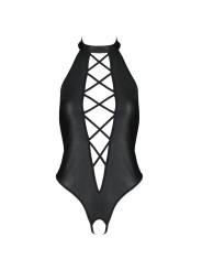 TEDDY NANCY CUERO NEGRO SENSUAL TALLA S/M DE LA MARCA PASSION WOMAN