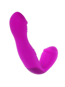 ARNÉS VIBRADOR ANGELO LILA 30 FUNCIONES SILICONA MÉDICA DE LA MARCA PRETTY LOVE C-TYPE