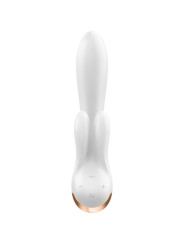 SATISFYER DOUBLE FLEX VIBRADOR CONEJITO BLANCO DE LA MARCA SATISFYER CONNECT