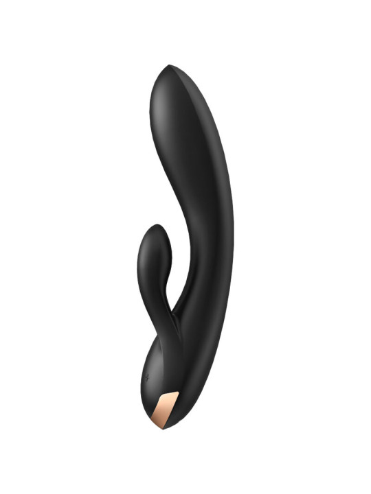 SATISFYER DOUBLE FLEX VIBRADOR CONEJITO BLANCO DE LA MARCA SATISFYER CONNECT