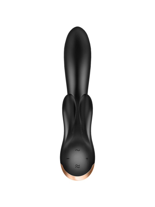 SATISFYER DOUBLE FLEX VIBRADOR CONEJITO BLANCO DE LA MARCA SATISFYER CONNECT