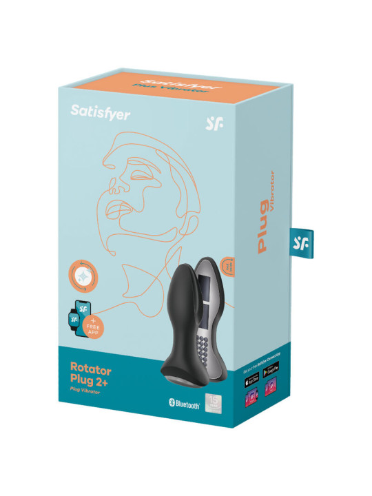 SATISFYER ROTATOR PLUG 2+ VIBRADOR ANAL CON APP DE LA MARCA SATISFYER CONNECT