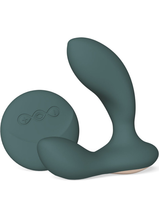 HUGO 2 MASAJEADOR PROSTATA REMOTO VERDE 8 MODOS DE LA MARCA LELO