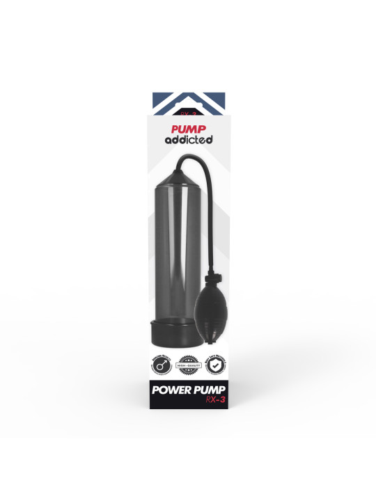 BOMBA ERECCIÓN PUMP ADDICTED RX3 TRANSPARENTE DE LA MARCA PUMP ADDICTED