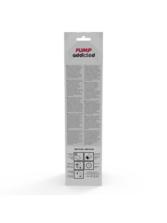 BOMBA ERECCIÓN PUMP ADDICTED RX3 TRANSPARENTE DE LA MARCA PUMP ADDICTED