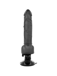 VIBRADOR REALISTA CONTROL REMOTO 19.5 CM CON TESTÍCULOS DE LA MARCA BASECOCK