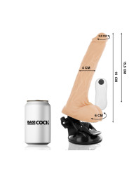VIBRADOR REALISTA CONTROL REMOTO 19 CM TPE SEGURO DE LA MARCA BASECOCK