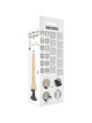 VIBRADOR REALISTA CONTROL REMOTO 19 CM TPE SEGURO DE LA MARCA BASECOCK