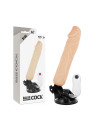 VIBRADOR REALISTA 20 CM CON CONTROL REMOTO Y BASE SUCCIÓN DE LA MARCA BASECOCK