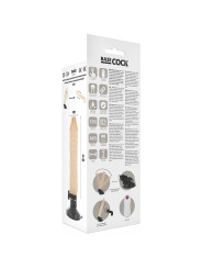 VIBRADOR REALISTA 20 CM CON CONTROL REMOTO Y BASE SUCCIÓN DE LA MARCA BASECOCK