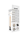 VIBRADOR REALISTA 20 CM CON CONTROL REMOTO Y BASE SUCCIÓN DE LA MARCA BASECOCK