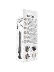 VIBRADOR REALISTA CONTROL REMOTO 19.5 CM TPE SEGURO DE LA MARCA BASECOCK