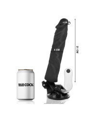 VIBRADOR REALISTICO CONTROL REMOTO 21CM TPE SEGURO DE LA MARCA BASECOCK