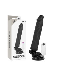 VIBRADOR REALISTICO CONTROL REMOTO 21CM TPE SEGURO DE LA MARCA BASECOCK
