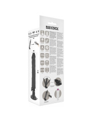 VIBRADOR REALISTICO CONTROL REMOTO 21CM TPE SEGURO DE LA MARCA BASECOCK