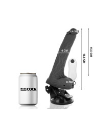 VIBRADOR ARTICULABLE REALISTA CON CONTROL REMOTO 18.5 CM DE LA MARCA BASECOCK