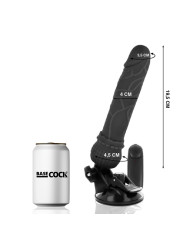 VIBRADOR REALISTA CONTROL REMOTO 19.5 CM TPE SEGURO DE LA MARCA BASECOCK