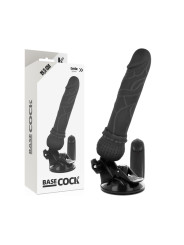 VIBRADOR REALISTA CONTROL REMOTO 19.5 CM TPE SEGURO DE LA MARCA BASECOCK