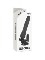 VIBRADOR REALISTA CONTROL REMOTO 19.5 CM TPE SEGURO DE LA MARCA BASECOCK