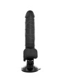 VIBRADOR REALISTA CONTROL REMOTO TPE 18.5 CM BASE SUCCIÓN DE LA MARCA BASECOCK