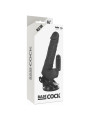 VIBRADOR REALISTA CONTROL REMOTO TPE 18.5 CM BASE SUCCIÓN DE LA MARCA BASECOCK
