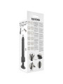 VIBRADOR REALISTA CONTROL REMOTO TPE 18.5 CM BASE SUCCIÓN DE LA MARCA BASECOCK