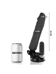 VIBRADOR REALISTICO CONTROL REMOTO 20 CM TPE SEGURO DE LA MARCA BASECOCK
