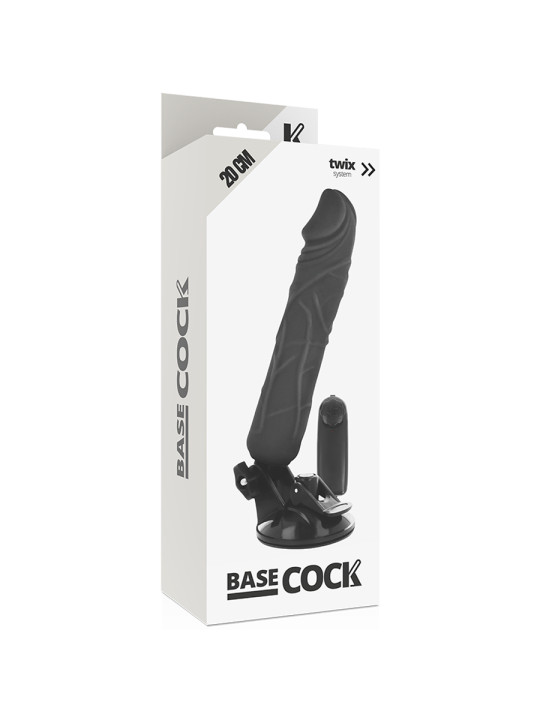 VIBRADOR REALISTICO CONTROL REMOTO 20 CM TPE SEGURO DE LA MARCA BASECOCK