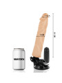 VIBRADOR REALISTA CONTROL REMOTO 21CM BASE SUCCIÓN TPE DE LA MARCA BASECOCK