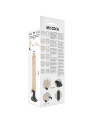 VIBRADOR REALISTA CONTROL REMOTO 21CM BASE SUCCIÓN TPE DE LA MARCA BASECOCK
