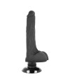 VIBRADOR REALISTA 2 EN 1 CON BASE DE VENTOSA 18.5 CM DE LA MARCA BASECOCK