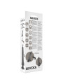 VIBRADOR REALISTA 2 EN 1 CON BASE DE VENTOSA 18.5 CM DE LA MARCA BASECOCK