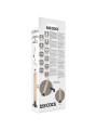 VIBRADOR REALISTA 2 EN 1 20 CM TPE SEGURO Y FLEXIBLE DE LA MARCA BASECOCK