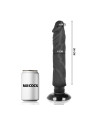VIBRADOR REALISTA 2 EN 1 20 CM TPE SEGURO Y FLEXIBLE DE LA MARCA BASECOCK