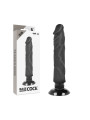 VIBRADOR REALISTA 2 EN 1 20 CM TPE SEGURO Y FLEXIBLE DE LA MARCA BASECOCK