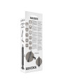 VIBRADOR REALISTA 2 EN 1 20 CM TPE SEGURO Y FLEXIBLE DE LA MARCA BASECOCK