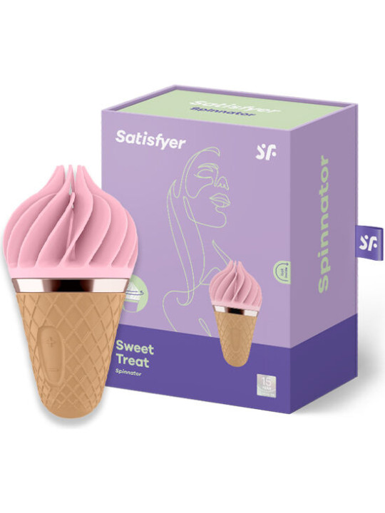 VIBRADOR CLITORIS SPINNATOR SILICONA NEGRO DE LA MARCA SATISFYER SPINNATOR