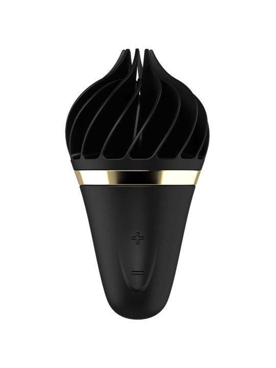 VIBRADOR CLITORIS SPINNATOR SILICONA NEGRO DE LA MARCA SATISFYER SPINNATOR