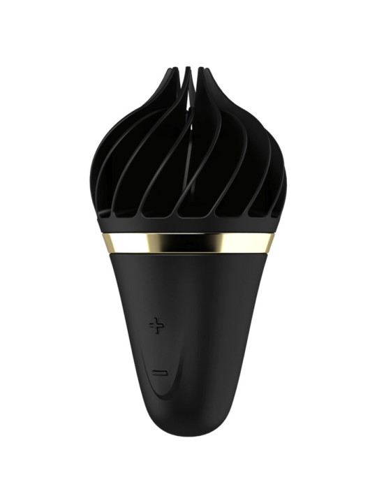 VIBRADOR CLITORIS SPINNATOR SILICONA NEGRO DE LA MARCA SATISFYER SPINNATOR