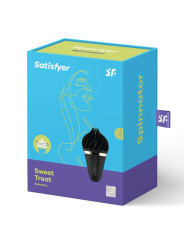 VIBRADOR CLITORIS SPINNATOR SILICONA NEGRO DE LA MARCA SATISFYER SPINNATOR