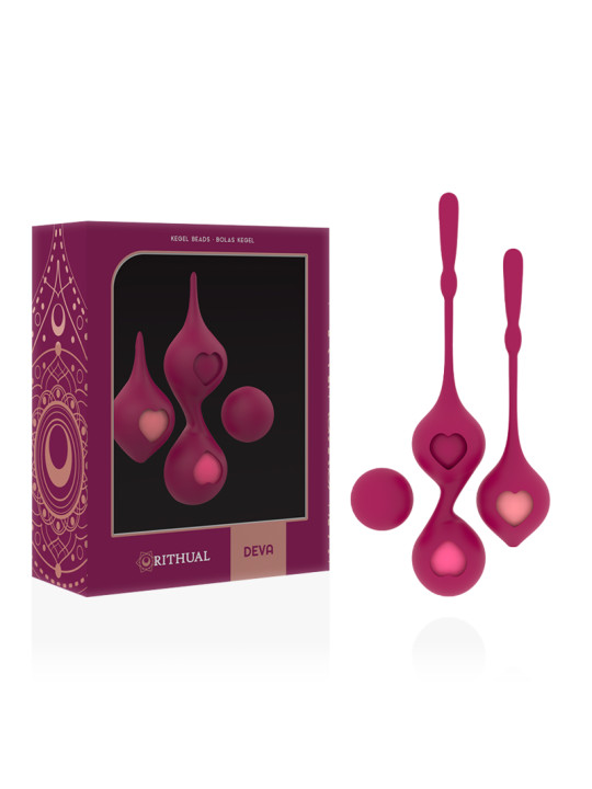 KIT BOLAS KEGEL DEVA PARA ENTRENAMIENTO PÉLVICO DE LA MARCA RITHUAL