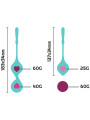 KIT BOLAS KEGEL DEVA PARA ENTRENAMIENTO PÉLVICO DE LA MARCA RITHUAL