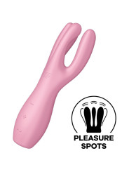 VIBRADOR SATISFYER THREESOME 3 BRAZOS FLEXIBLES DE LA MARCA SATISFYER VIBRATOR