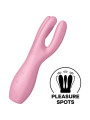 VIBRADOR SATISFYER THREESOME 3 BRAZOS FLEXIBLES DE LA MARCA SATISFYER VIBRATOR