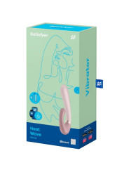VIBRADOR CONEJITO APP CALOR BLANCO SATISFYER DE LA MARCA SATISFYER CONNECT