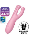 VIBRADOR SATISFYER THREESOME 4 - 3 MOTORES, 12 PROGRAMAS DE LA MARCA SATISFYER CONNECT