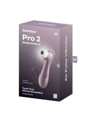 SATISFYER PRO 2 VIOLETA - VIBRADOR CLITORIS AIR-PULSE DE LA MARCA SATISFYER AIR PULSE